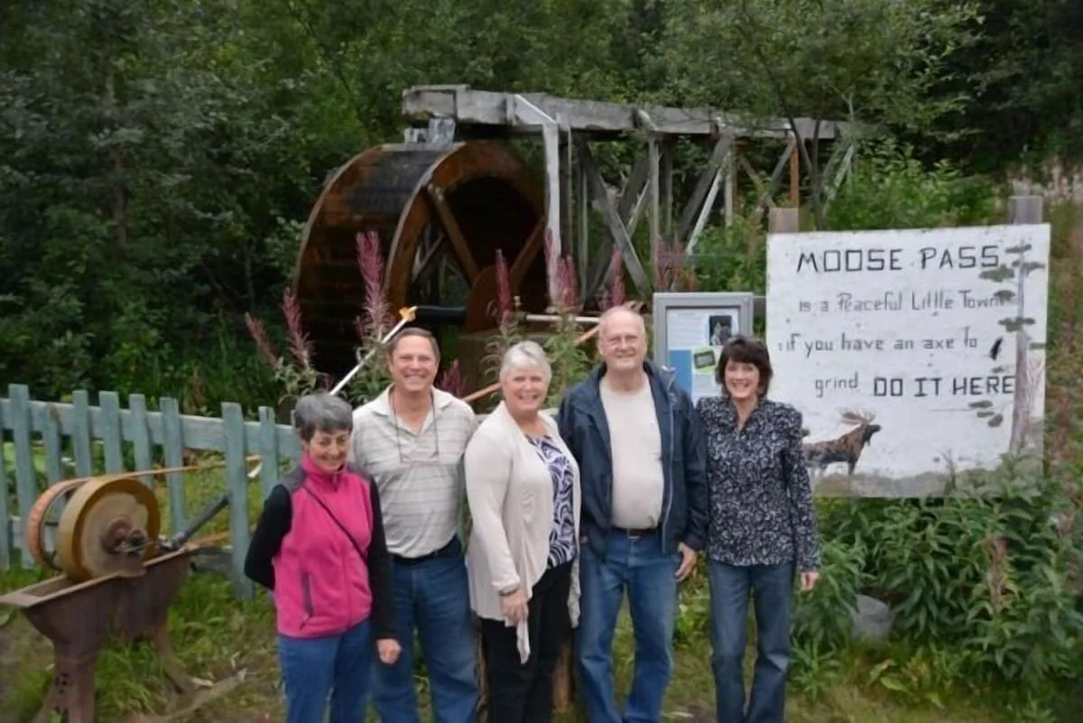 Eagles Aerie Chalet - Summer Hosts In Front Of The Moose Pass Water Wheel